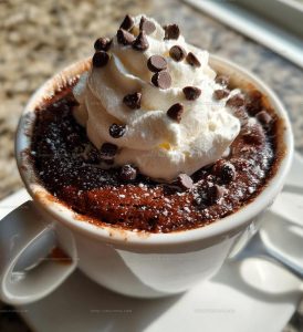 Microwave Chocolate Mug Cake Recipe