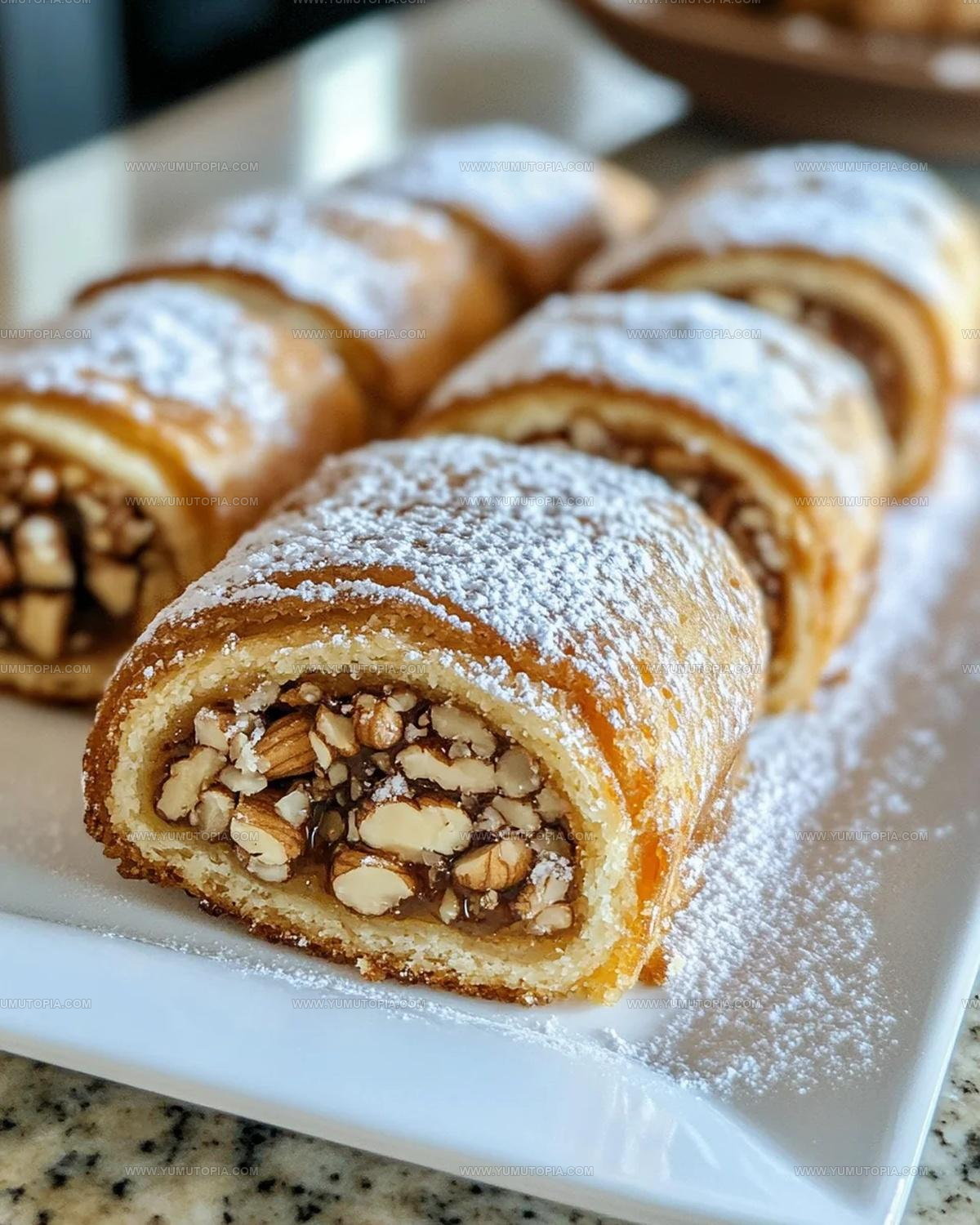 Nut-Filled Italian Nut Roll Cookies Recipe