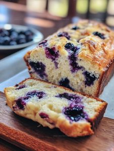 Creamy Swirl Blueberry Cream Cheese Bread Recipe