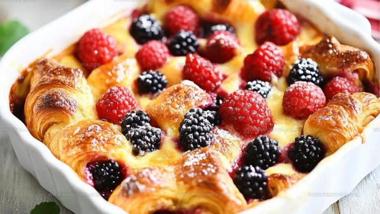 Berry Croissant Breakfast Bake Recipe