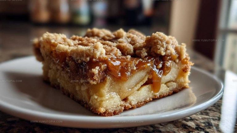 Salted Caramel Apple Crumble Bars Recipe