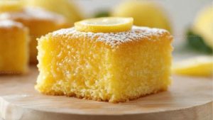 Pudding-Layered Lemon Cake Recipe