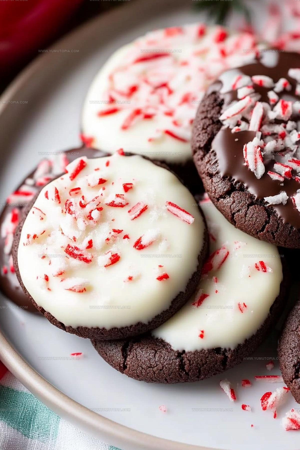 White Chocolate Peppermint Cookies Recipe