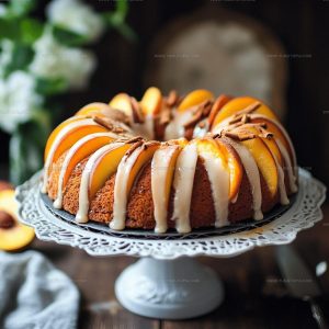 Fresh-Fruit Peach Bundt Cake Recipe