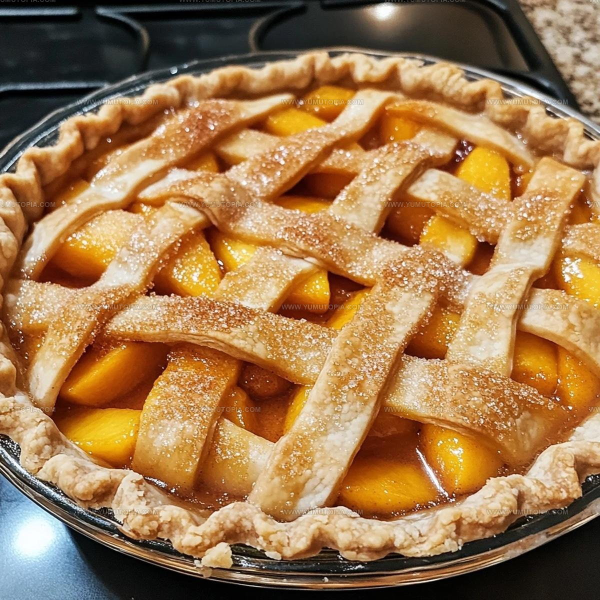 Homemade Southern Peach Pie Recipe