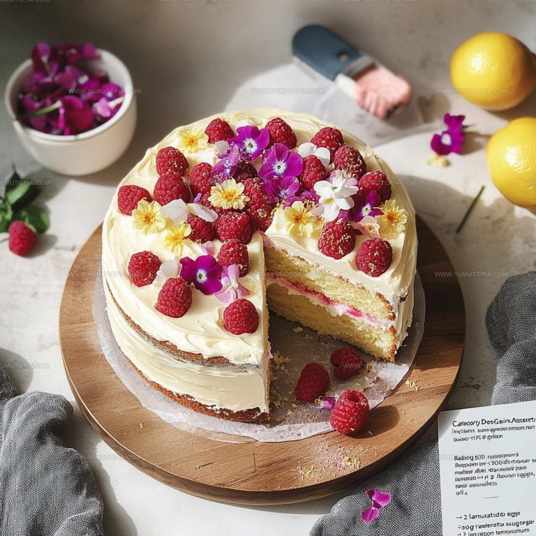 Lemon Raspberry Cake Recipe