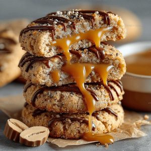 Bakery-Filled Caramel Cheesecake Cookies Recipe