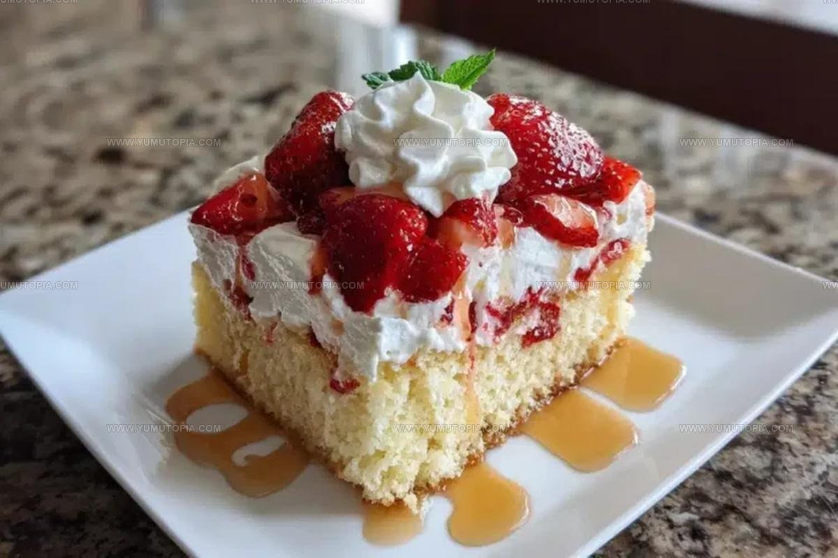 Strawberry Tres Leches Cake Recipe