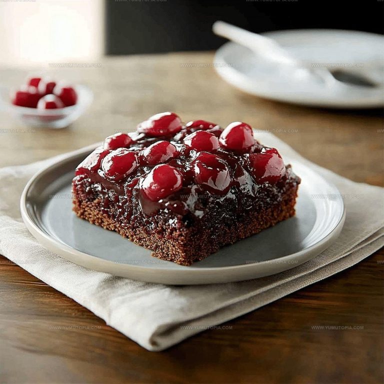 Upside Down Chocolate Cake Recipe