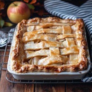 Flaky Apple Slab Pie Recipe