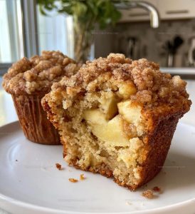 Moist Apple Cinnamon Crumb Muffins Recipe