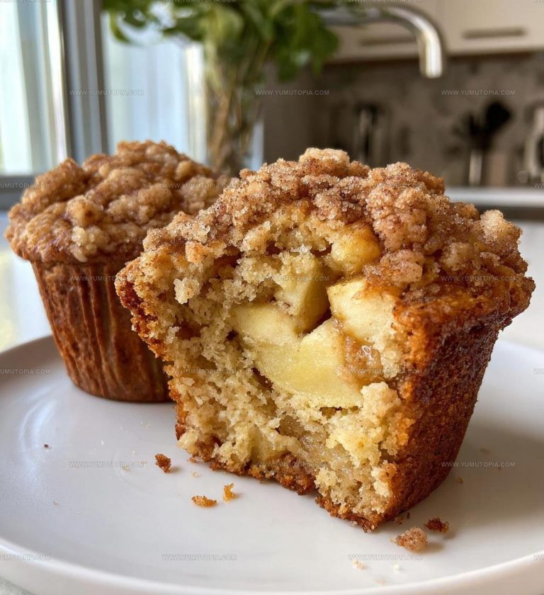 Moist Apple Cinnamon Crumb Muffins Recipe