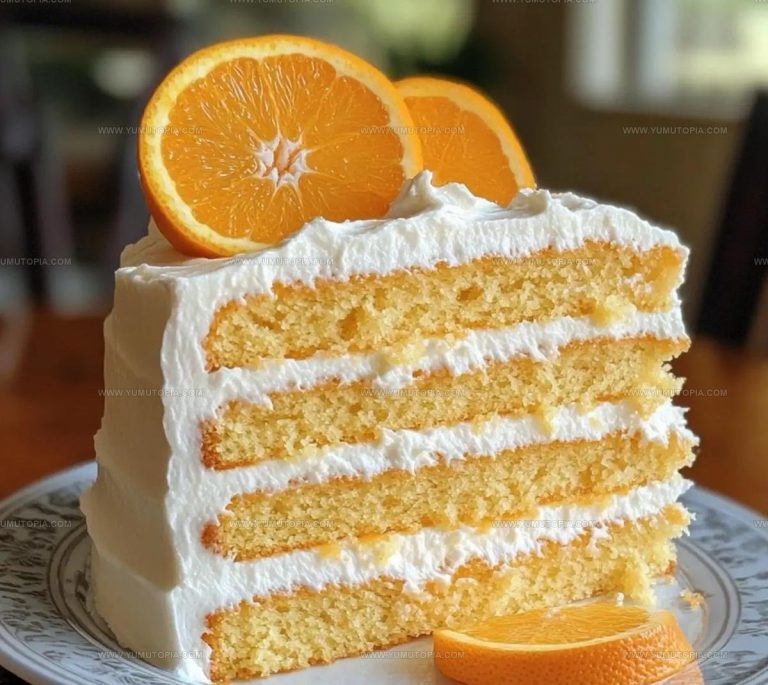 Citrus-Layered Orange Creamsicle Cake Recipe
