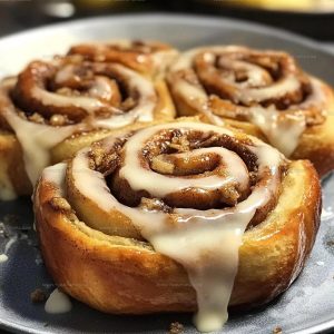 Breakfast-Style Banana Bread Cinnamon Rolls Recipe