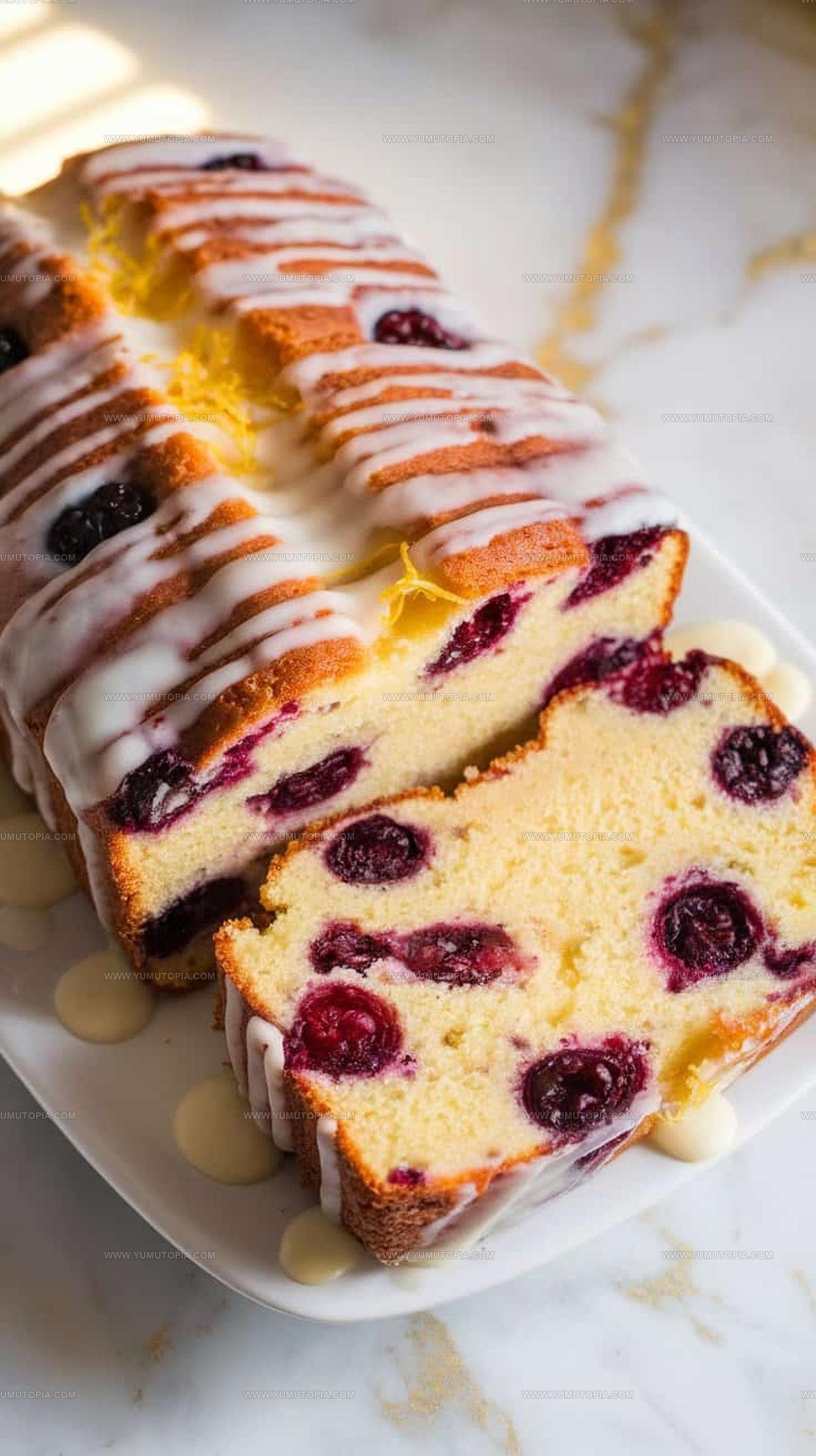 Mulberry Lemon Ricotta Cake Recipe