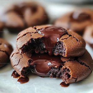 Rich Chocolate Lava Cookies Recipe