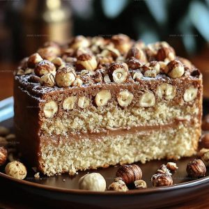 Rich Egyptian Hazelnut Cake Recipe