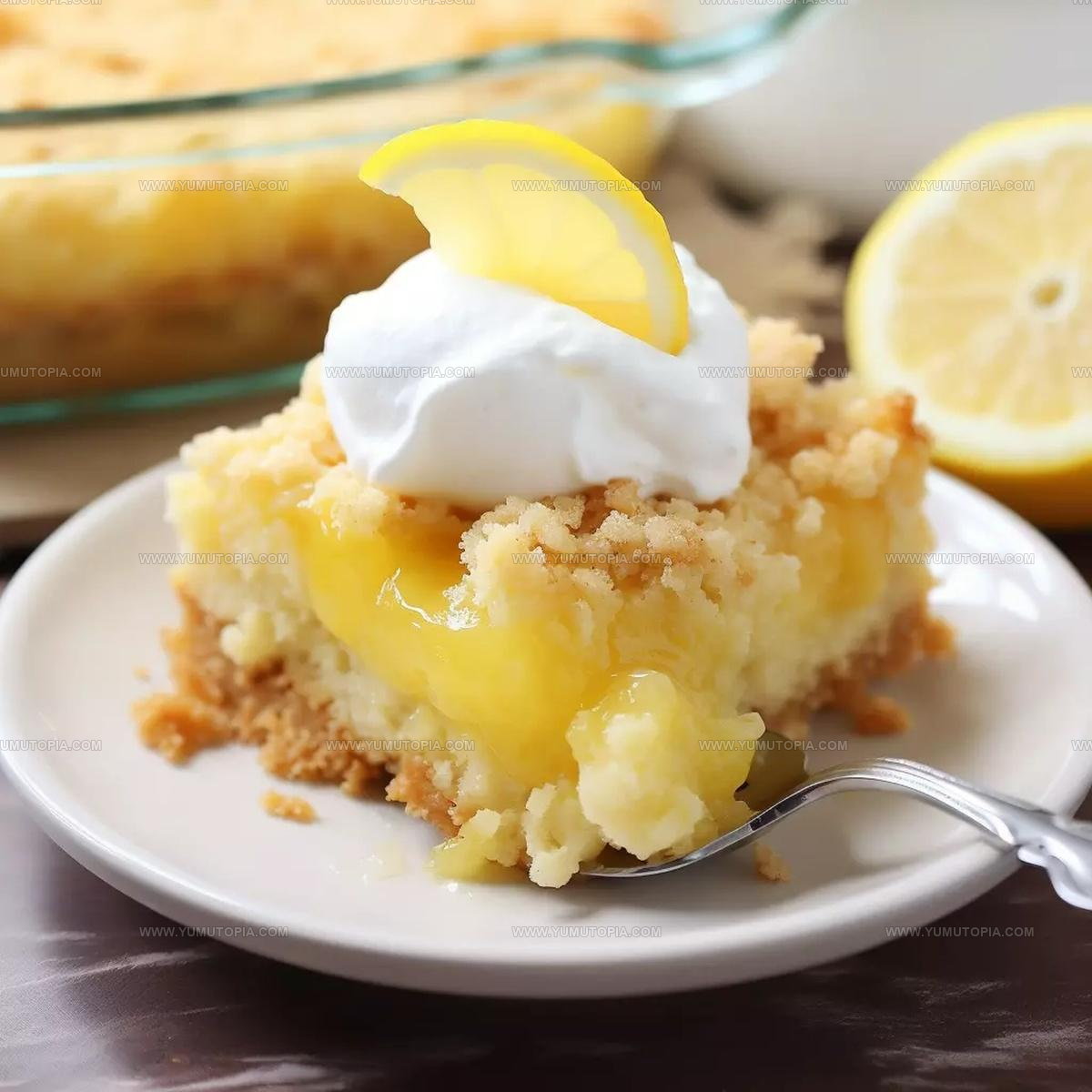 One-Pan Lemon Cream Cheese Dump Cake Recipe