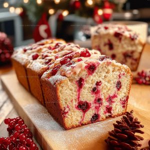 Cranberry Eggnog Bread Recipe