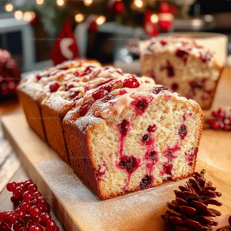 Cranberry Eggnog Bread Recipe
