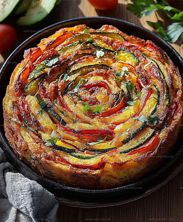 Veggie Crinkle Cake Breakfast Recipe