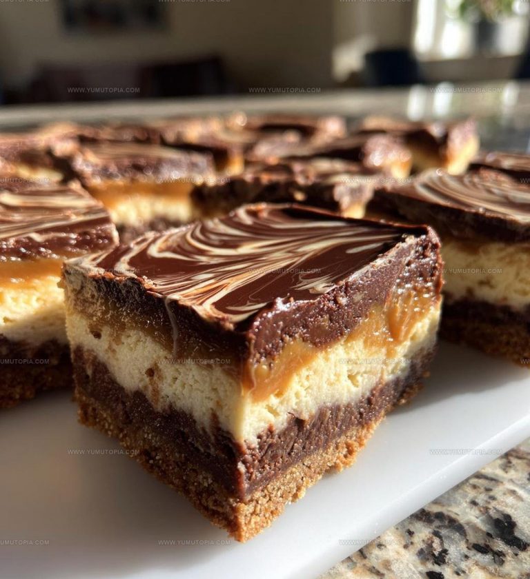 Dulce De Leche Chocolate Cheesecake Bars Recipe