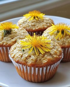 Dandelion Muffins Recipe