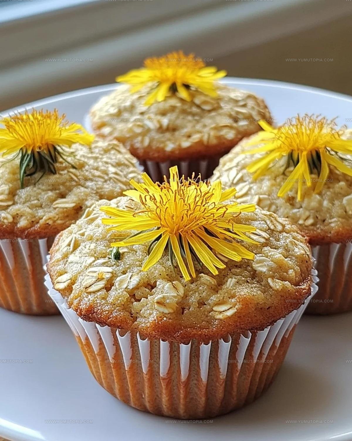 Dandelion Muffins Recipe