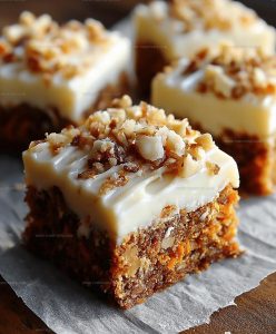 Carrot Cake Bars Cream Cheese Frosting Recipe