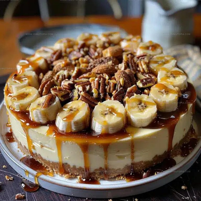 Banana Caramel Cheesecake Recipe