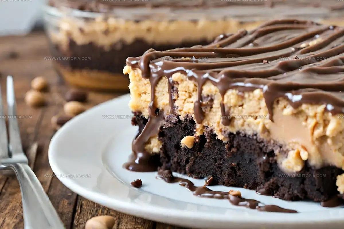 Peanut Butter Chocolate Poke Cake Recipe