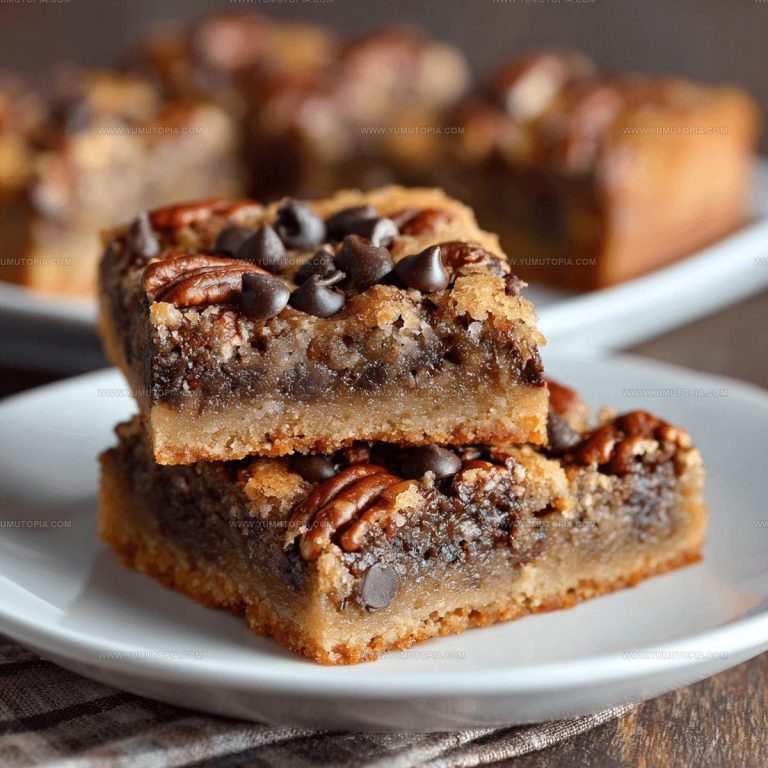 Chocolate Chip Pecan Pie Bars Recipe