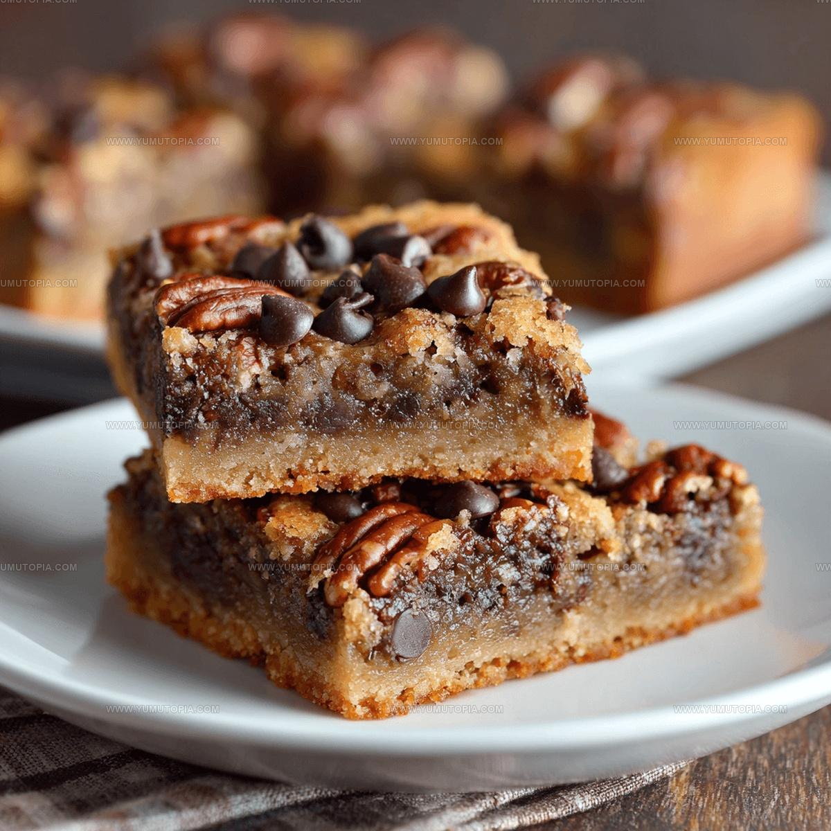 Chocolate Chip Pecan Pie Bars Recipe
