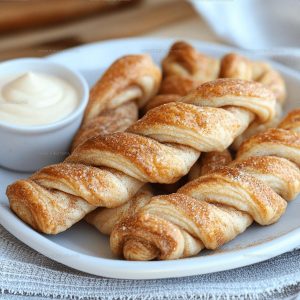 Warm Cinnamon Crescent Twists Recipe