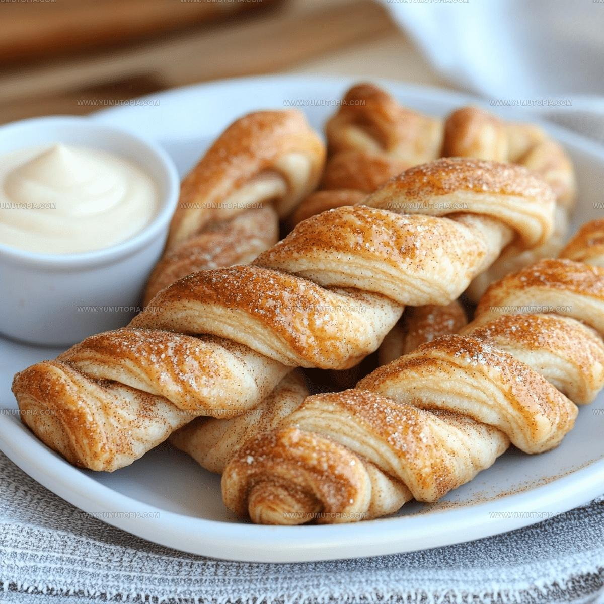 Warm Cinnamon Crescent Twists Recipe