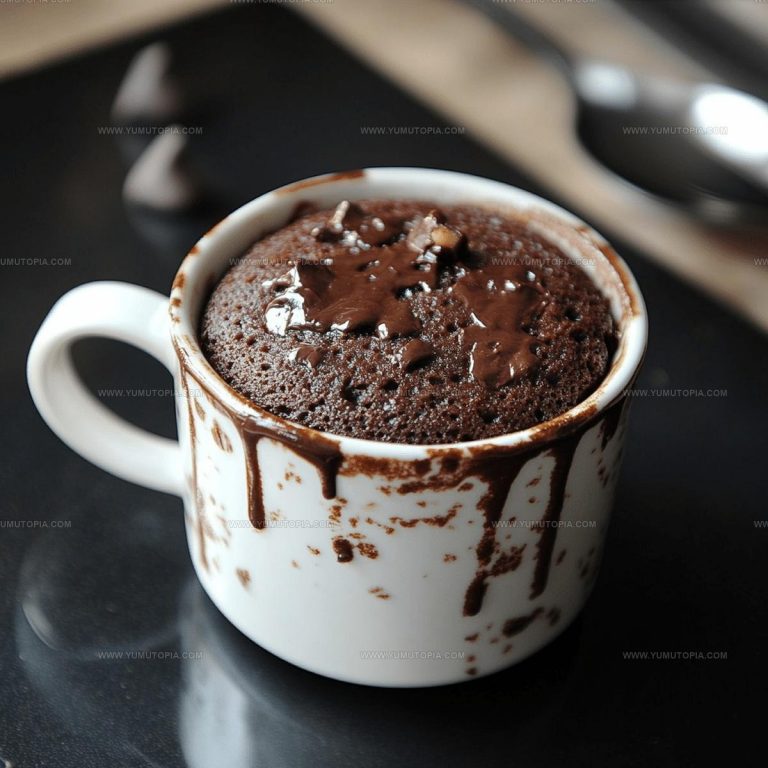 Easy Chocolate Mug Cake 3 Ingredients Recipe
