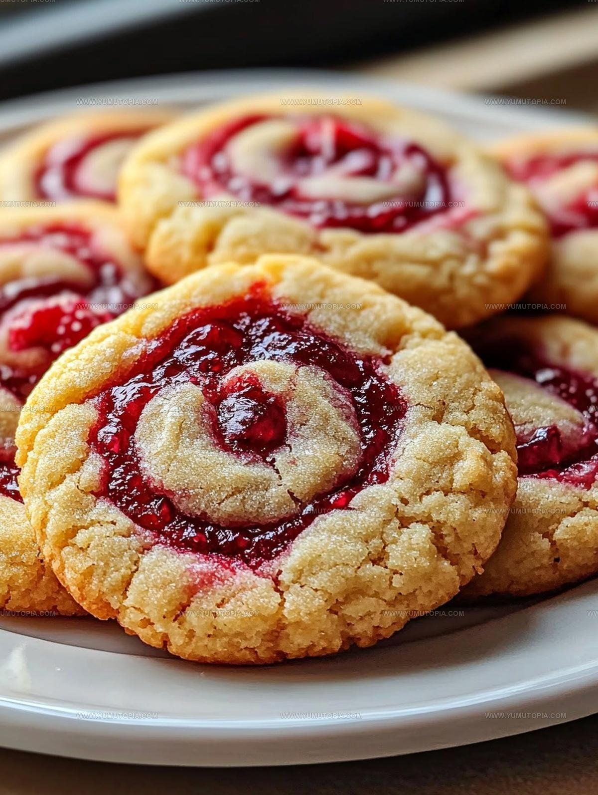 Raspberry Swirl Cookies Recipe
