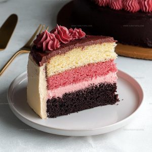 Triple-Layer Neapolitan Cake Recipe