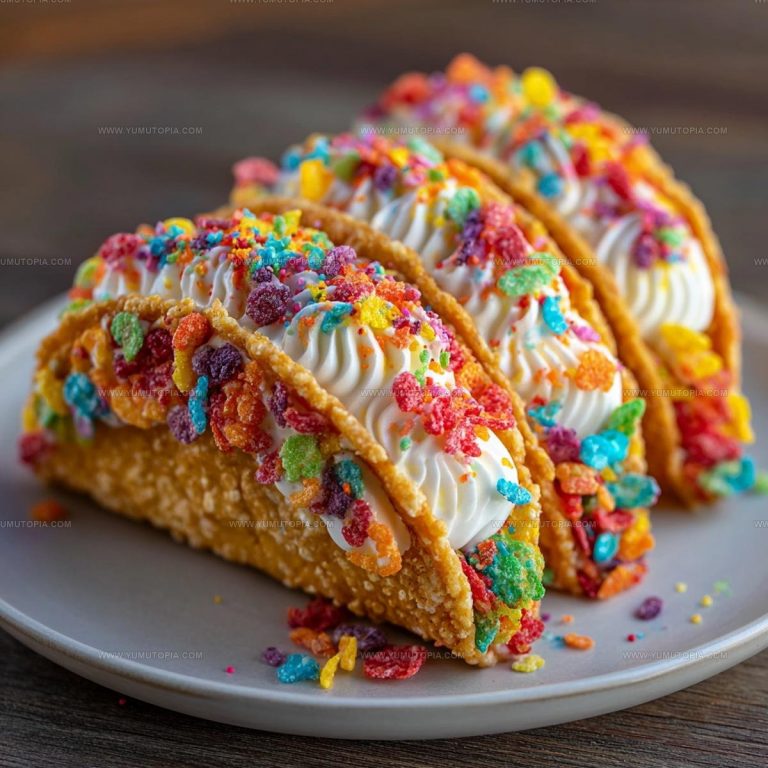 Fruity Pebbles Cheesecake Tacos Recipe
