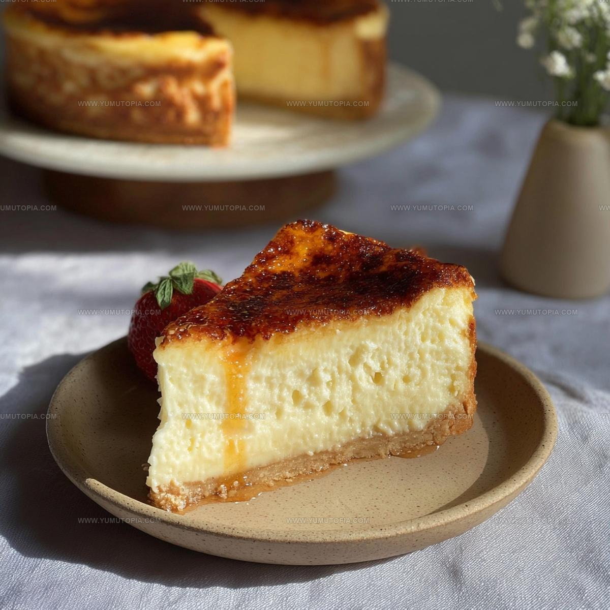 Torched Sugar Creme Brulee Cheesecake Recipe