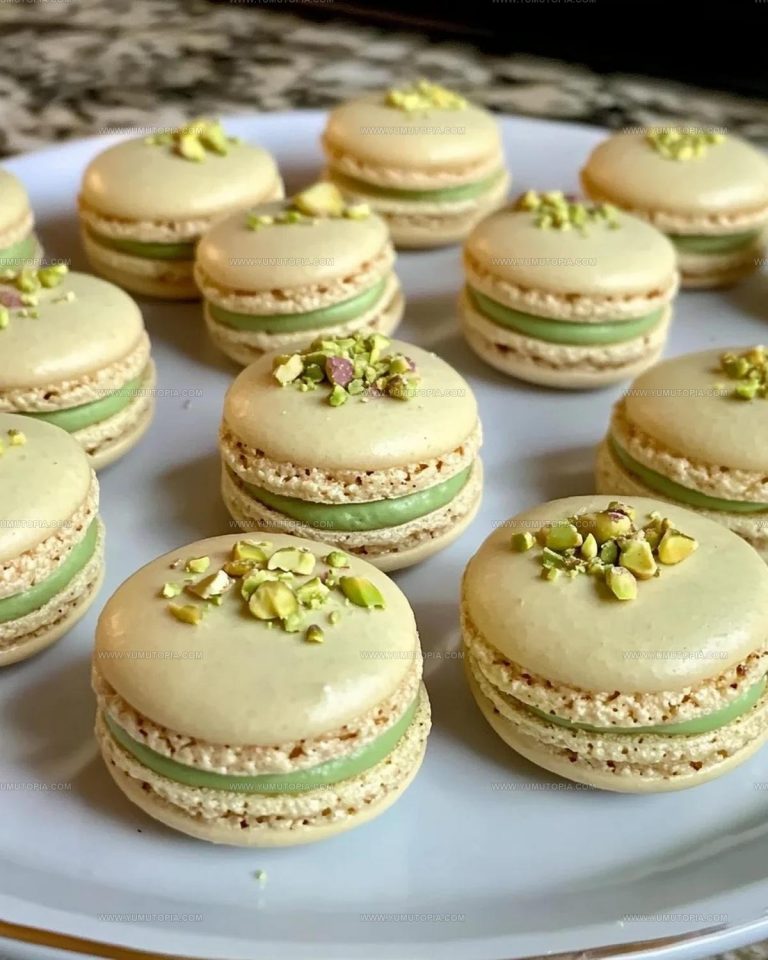 Nutty Pistachio Macarons Recipe