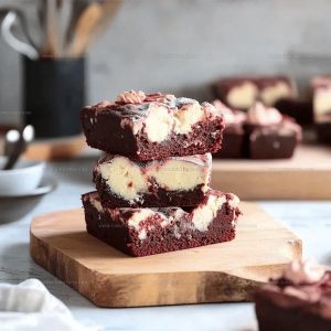 Elegant Red Velvet Cheesecake Brownies Recipe