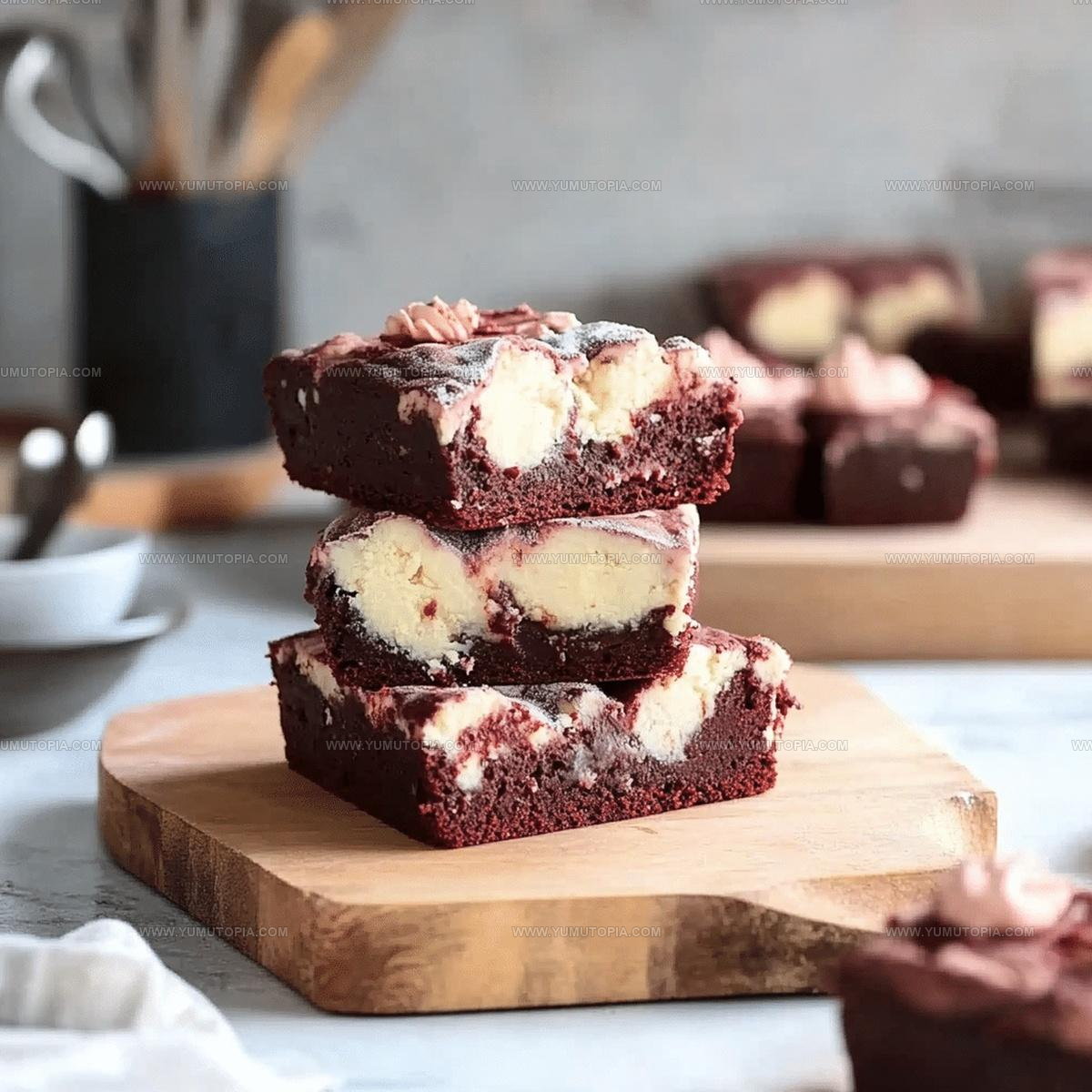 Elegant Red Velvet Cheesecake Brownies Recipe