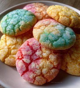 Colorful Jello Cookies Recipe