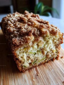 Cinnamon Streusel Zucchini Bread Recipe