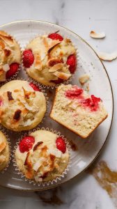 Strawberry Coconut Cottage Cheese Muffins Recipe