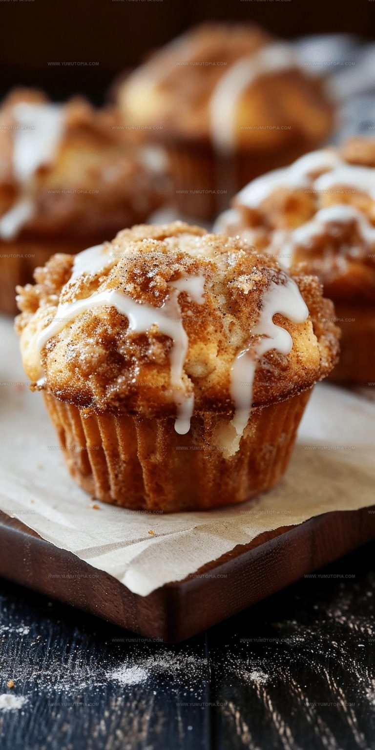 Breakfast Style Cinnamon Roll Muffins Recipe