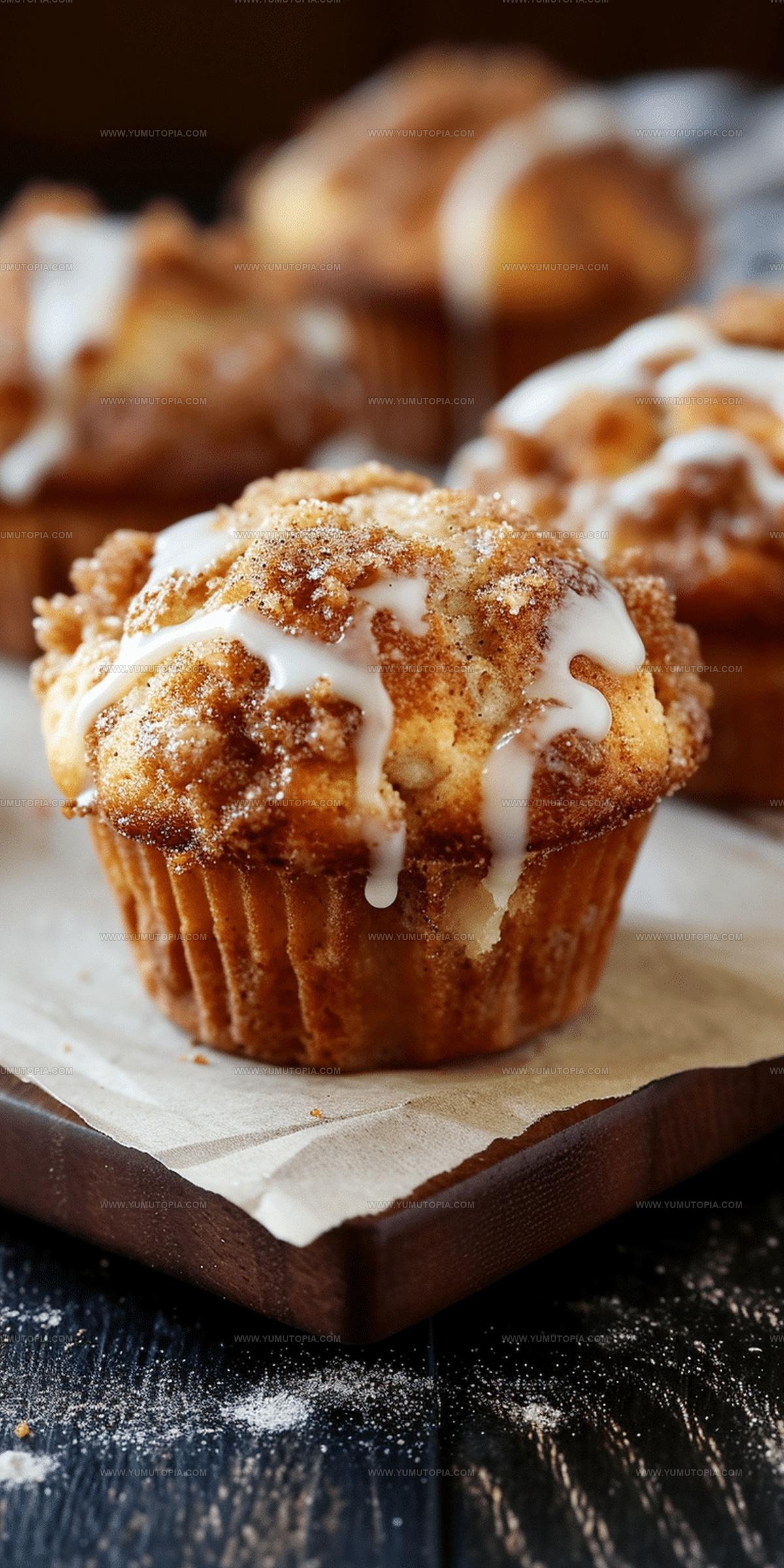 Breakfast Style Cinnamon Roll Muffins Recipe