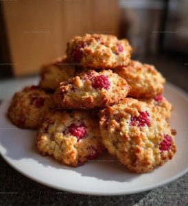 Oat-Topped Raspberry Crumble Cookies Recipe
