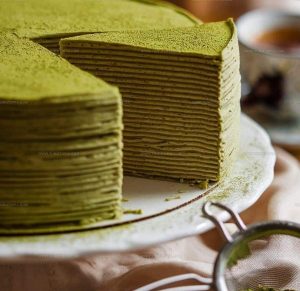 Matcha Mille Crepe Cake Recipe